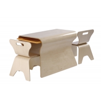 Table et chaises Otto - Naturel